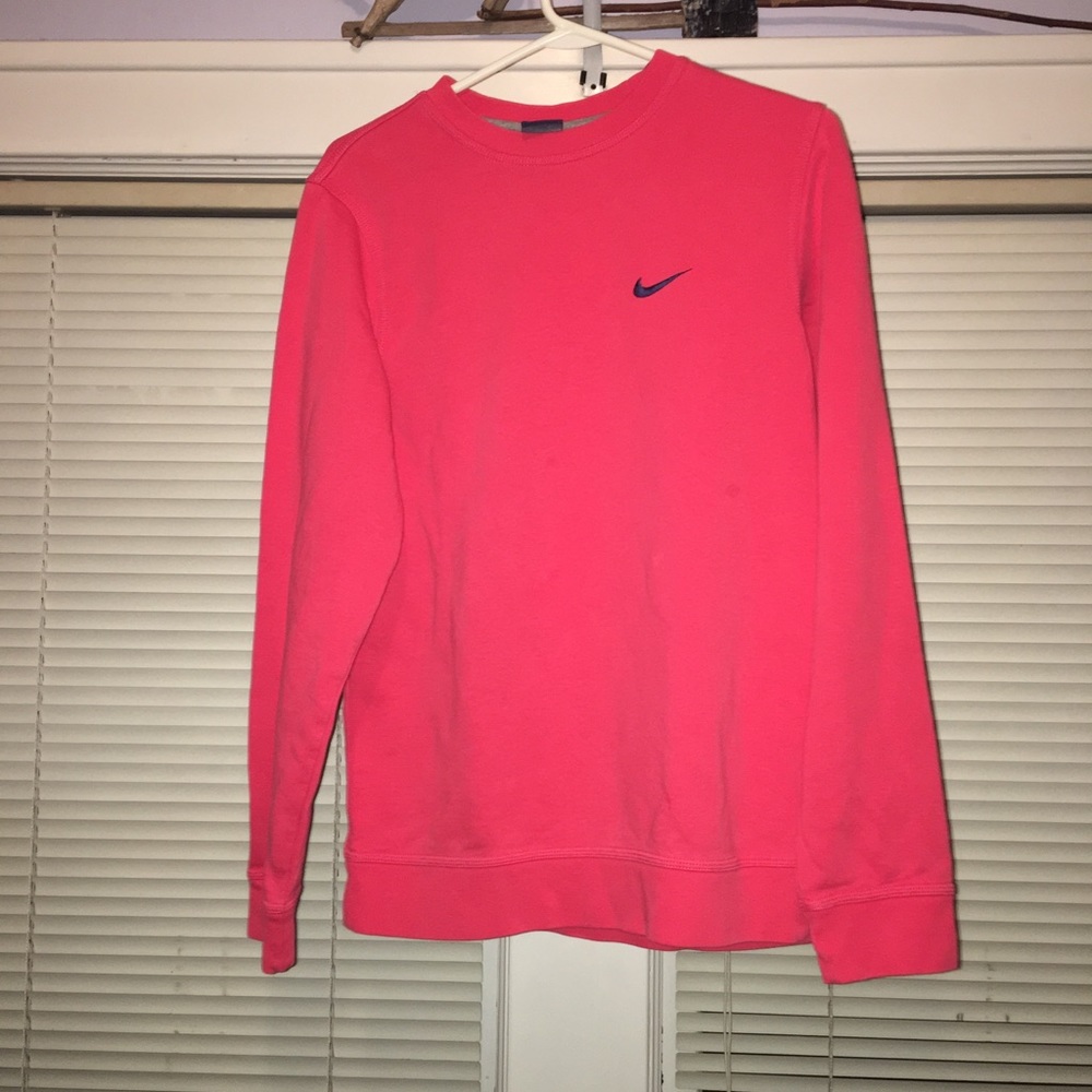 Pink Nike crewneck sweatshirt